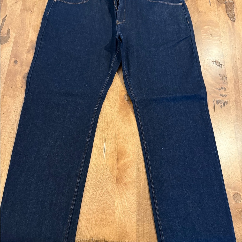Classic Indigo Men's Straight Jeans